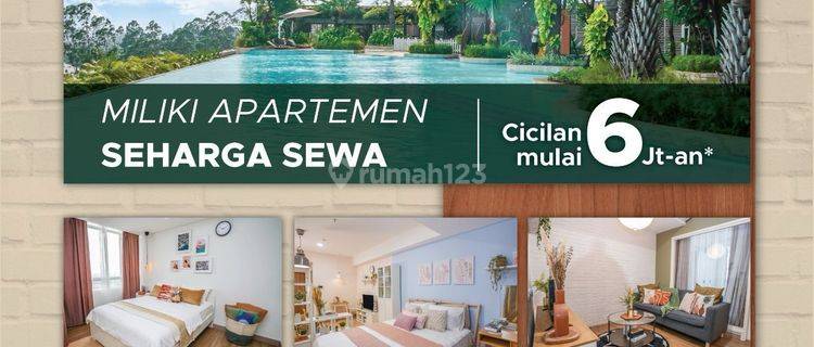 Beli apartemen seharga sewa skandinavia bayar 7juta langsung huni 1