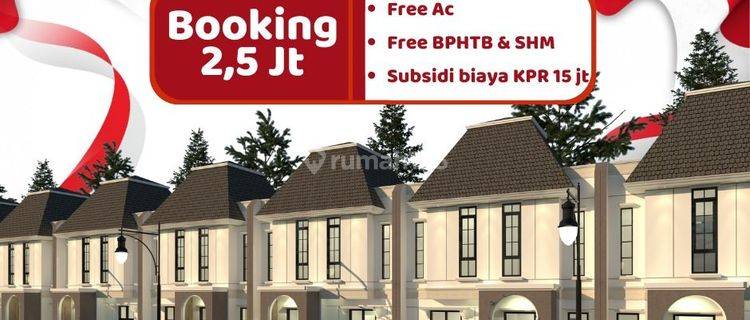 Sudirman townhouse bayar 2.5jt akad rumah 2 lantai 1