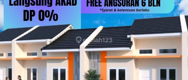 Rumah 1 Lantai 1 Juta  Free Cicilan 6 Bulan Griya Agung Residence 1