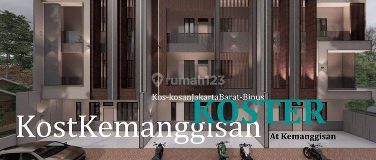 Ruang Usaha Baru Koster @Kemanggisan 153/400 8,1M 1