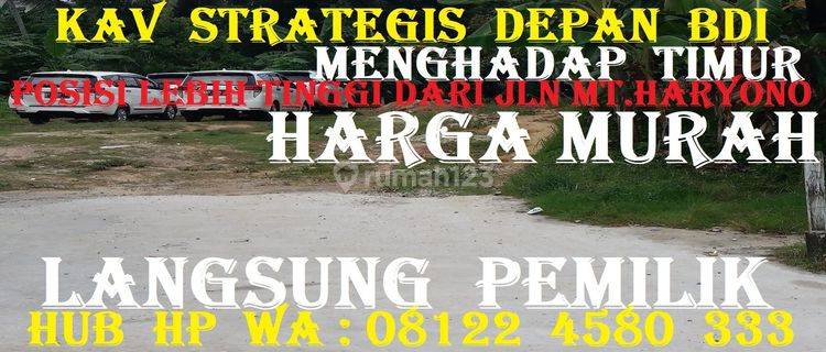 TURUN HARGA KAV STRATEGIS DEPAN BDI HADAP TIMUR 1