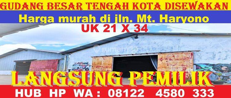 Gudang Besar Strategis Tengah Kota 1