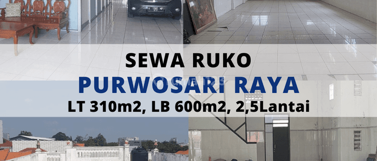 Ruko Purwosari Raya Lokasi Strategis 1