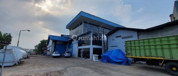 Gudang + Kantor Lt 5000 Lb 3500 Ada Crane Dekat Tol Cikarang Bekasi  1