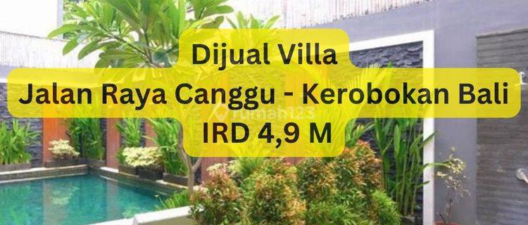 Villa di Jalan Raya Canggu Kerobokan SHM 150m2 Fully Furnised 1