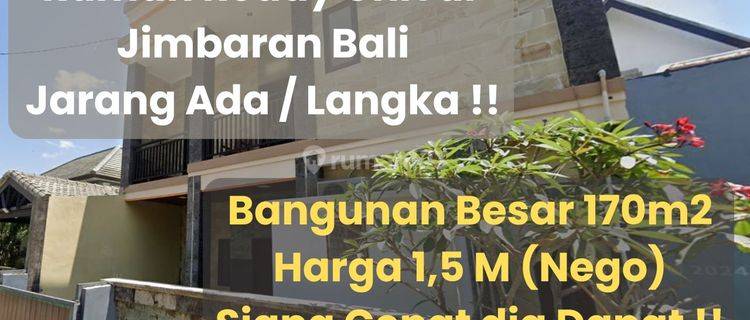 For Sale Ready Unit House in Jimbaran Bali Large Building 170 M2 1