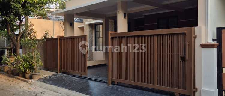 Rmh bagus baru renov, 2lt, 5kt, siap huni @ Kemang Pratama 1 Bekasi  1