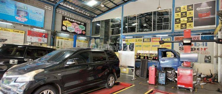 Bengkel otomotif di Serpong, lokasi ramai strategis, harga nego 1