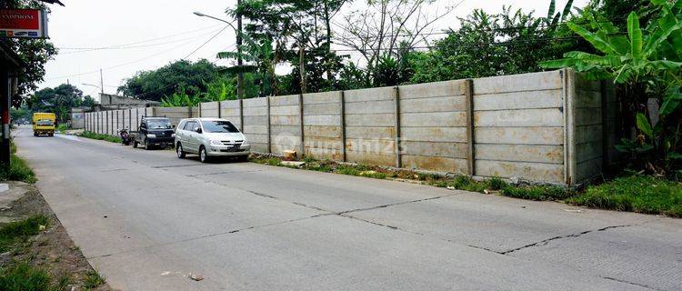 Tanah Tigaraksa Jalan Raya Tapos Dekat Rencana GT Tapos 1