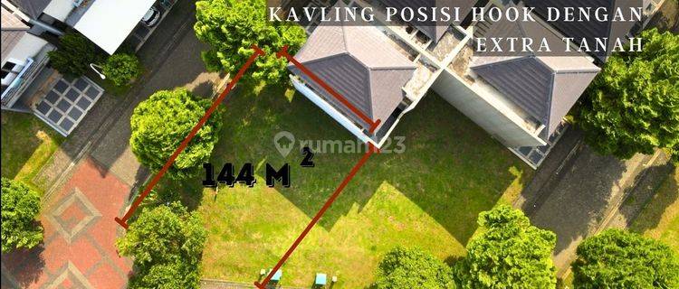 Dijual Kavling Bsd City, Cluster Regentown 144 m² Posisi Hook  1