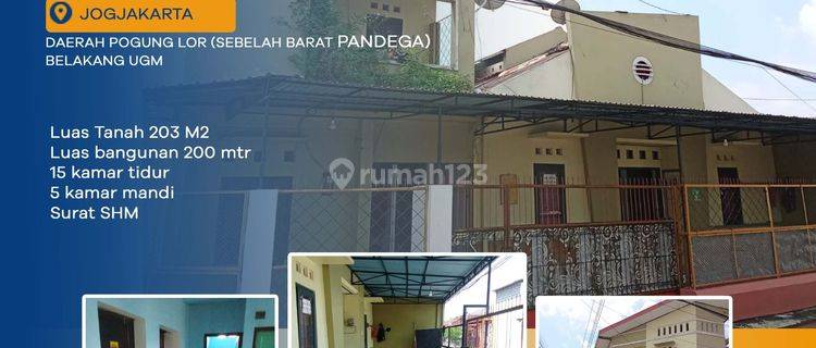 Jual Kos Kosan Lokasi Bagus Strategis Jogjakarta, An 1