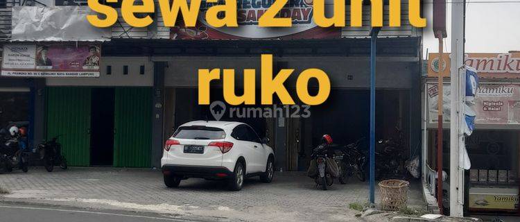 Dua Unit Ruko Jl. Pramuka. Langkapura, Kemiling 1