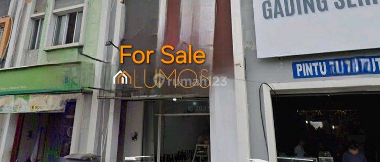 Ruko Hadap Jl Raya 2 Lantai Pasar Modern Paramount G Serpong 1