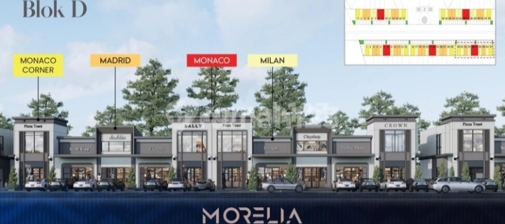 Mezzanine Type Ruko Morelia Business Plaza in Podomoro Tenjo City 1