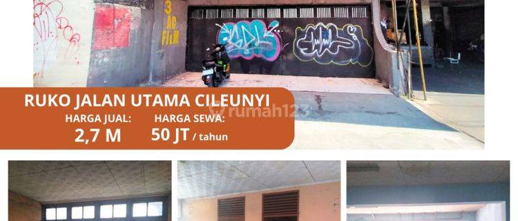 Di Sewakan Ruko Murah Jl. Utama Cileunyi Tagog Raya Percobaan Murah Jarang Ada 2 Lt Cck U/ Usaha  1