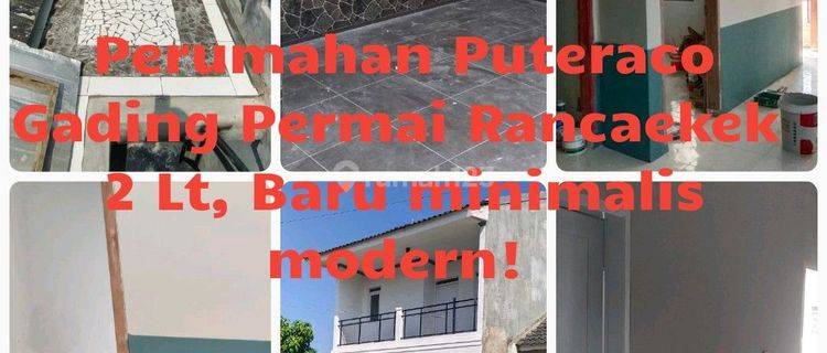 Di jual cepat Rumah siap huni 2 LT di perumahan Puteraco gading Permai Rancaekek , Rumah Baru jarang ada KT 4 murah  1