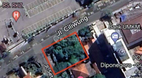 Tanah pojok hook tengah kota jl ciliwung strategis  1