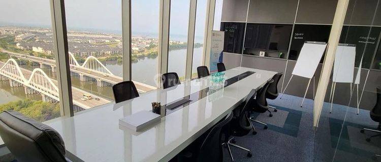 Office Tower Gold Coast Luas 110m,full Furnish Kantor,bagus Rapih Siap Pakai 1