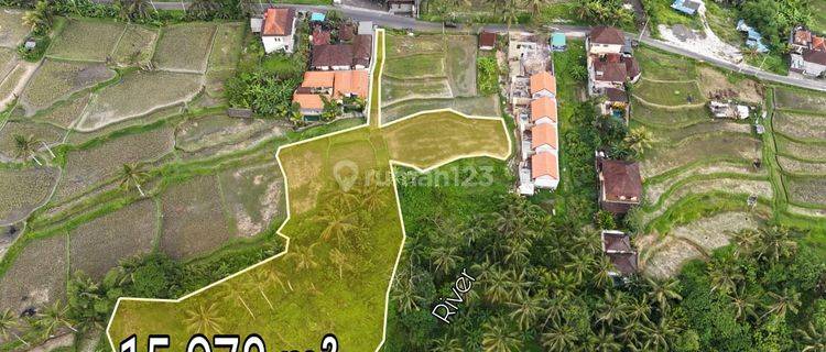 Land With River View Los Kenderen Ubud Bali 1