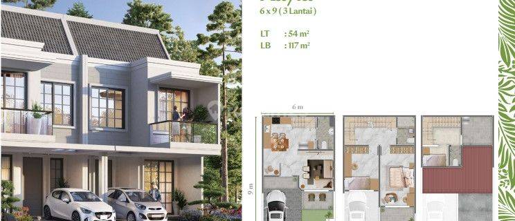 Rumah Pik 2 Ilona Pasadena Hill Ukuran 6x9 3 Lantai Bisa Kpr 1