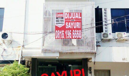 Ruko strategis , jakarta pusat , pasar baru Ruko 1