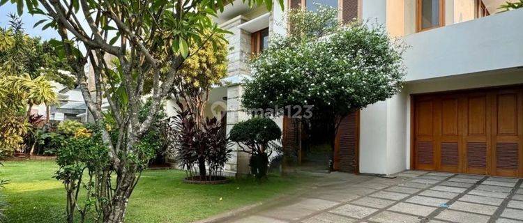 For Sale Kemang Luxury Tropical House Dalam Komplek, Halaman Luas  1