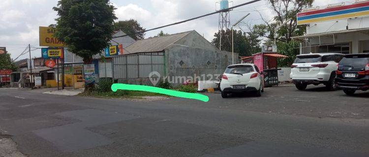 Tanah untuk usaha tepi jalan raya Tajem 1