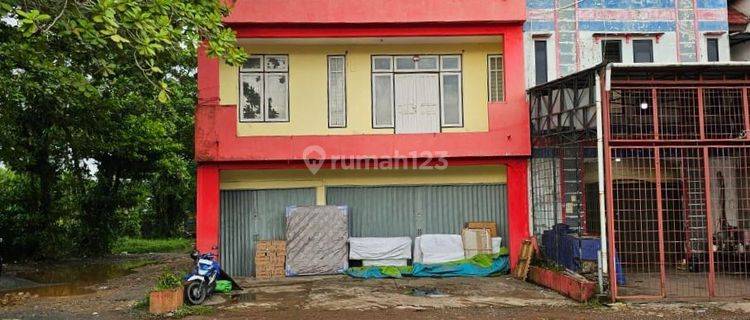 Ruko Jual Kota Pontianak Posisi Hook Jalan Arteri Supadio 1