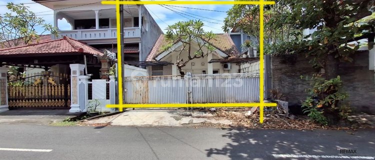 Tanah 2 Are Bonus Rumah 1 Lantai Disewakan, di Area Renon Denpasar 1