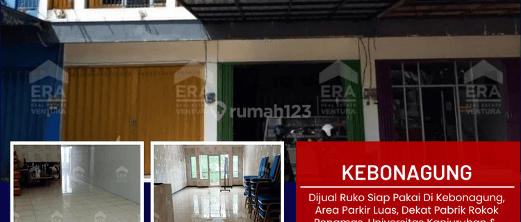 Ruko Siap Pakai Di Kebonagung, Area Parkir Luas, Dekat Pr Penamas 1