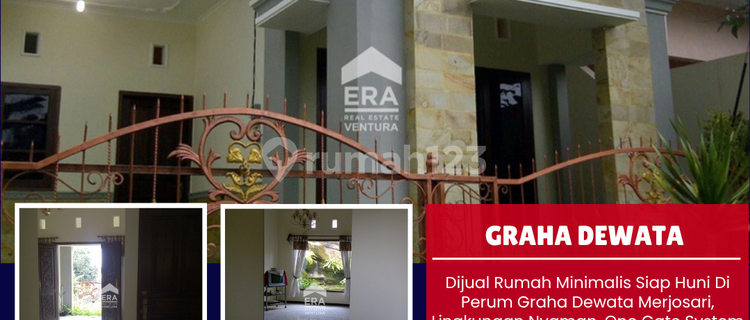 Dijual Rumah Minimalis Siap Huni Di Perum Graha Dewata Merjosari 1