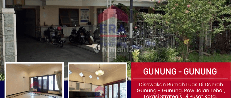 Disewakan Rumah Luas Di Daerah Gunung Gunung 1