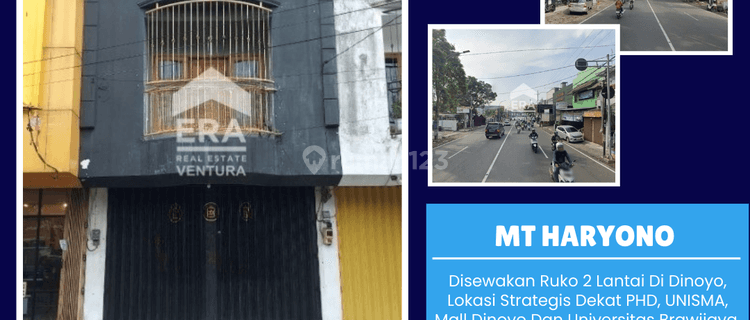 Ruko 2 Lantai Di Dinoyo, Lokasi Strategis Dekat PHD 1