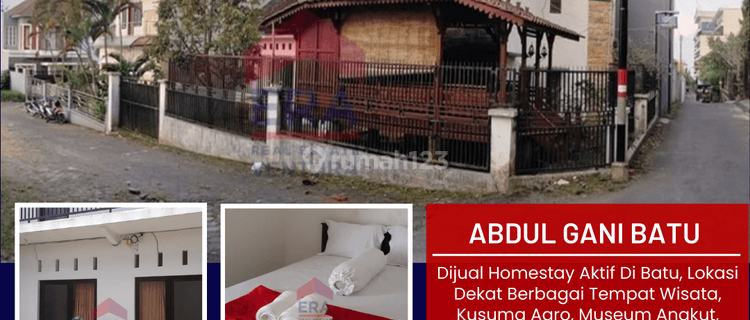 Dijual Homestay Aktif Di Batu, Lokasi Dekat Tempat Wisata 1