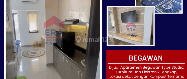 Apartemen Begawan Type Studio, Furniture Dan Elektronik Lengkap 1