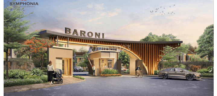 Rumah 2 Lantai Baru Semi Furnished di Cluster Baroni, Tangerang 1