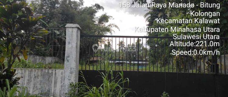 Termurah Tanah di Jalan Raya Manado Bitung Kolongan 2.950 M2 1