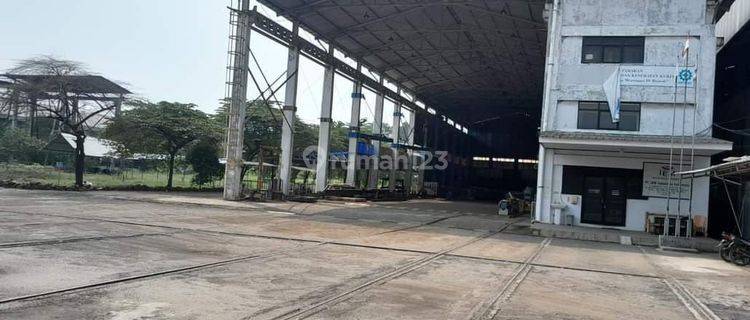 Gudang Murah Luas 10560 m². Harga Hitung Tanah Bonus Bangunan 1