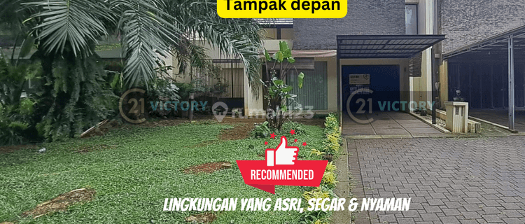 Rumah Manis 2 Lantai Dengan Taman Asri di The Green Bsd 1