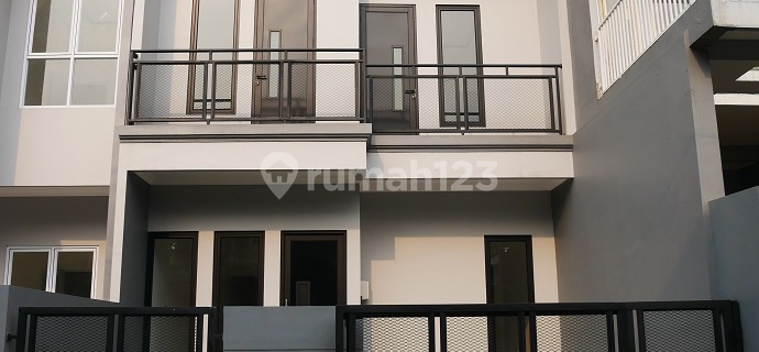 New House, Scandinavian, 2 Floors, Semi Furnished, in Kencana Loka Housing Complex 1