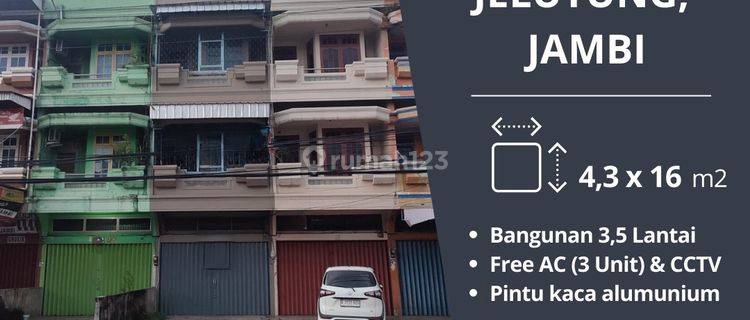 Dijual Cepat Ruko di Jalan Hayam Wuruk, Jelutung, Kota Jambi 1