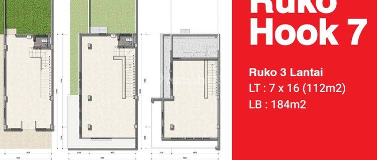 Dijual Ruko Hook Shophouse Elp 1