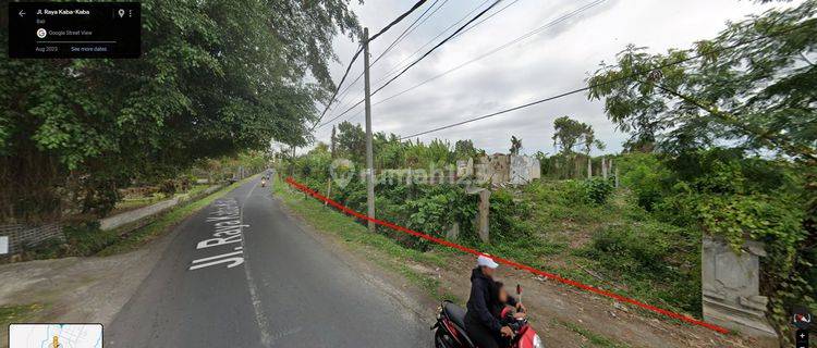 Dijual Tanah Murah Jalan Utama Kaba Kaba Tabanan 1