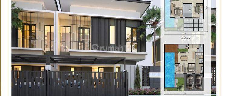 Rumah Mewah 2 Lantai Cluster Galeria Golden East Kebomas 1 Gresik 1