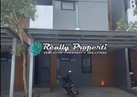 Disewakan Rumah Cantik 2 Lantai, Semi Furnished, Dalam Cluster ,Lingkungan Tenang, Aman, Nyaman di Bambu Apus, Cipayung, Jakarta Timur 1