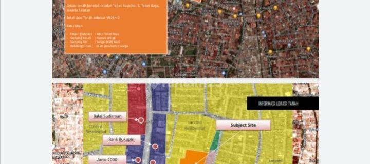 DIJUAL TANAH KOMERSIL DI TEBET Jakarta Selatan 1