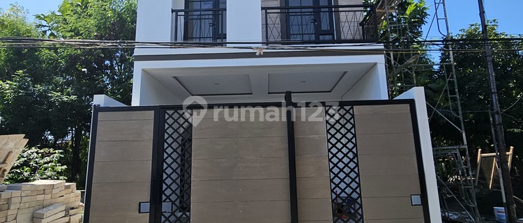 Cepat Dapat Sisa 1 Unit Rumah Nginden Intan Surabaya Timur Baru Gress American Style 2 Lantai Desain Cakep 900jtan 1