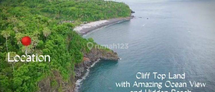 RARE ITEMS Plot Absolute Cliff Front Seraya Karangasem 1,315 m2 Cliff Side Width 30m Amazing Long Ocean View SHM Tourism Accommodation Aspects 1