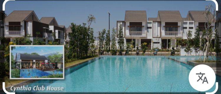 Sewa Rumah Siap Huni Cluster Cyntia Sudah Kanopi 2 Kamar @ Lantai Lapis Parket. Di Summarecon 1