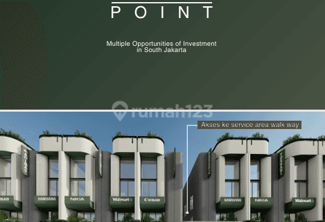 Kebagusan point, multiple Opportunities of invesment, ruko medern konsep triple tenant income 1